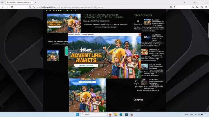 The Sims 4 Adventure Awaits Descargar Juegos PC Full Español