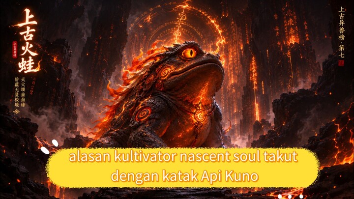 alasan kultivator nascent soul takut dengan katak Api Kuno lembah Kejatuhan Iblis