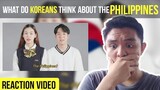 What comes to your mind first about the Philippines | 100 Koreans Interview | Reaction Video