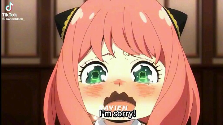 Anya little cute cry