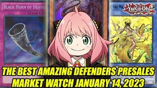 The BEST Amazing Defenders Presales! Yu-Gi-Oh! Market Watch January 14, 2023