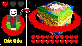 Minecraft nhưng Máu = Vòng Tròn Giới Hạn