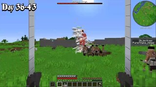 sinh tồn Attack on Titan trong Minecraft Siêu khó 30 #minecraft_vn #minecraft