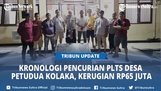 Kronologi Pencurian 13 Unit PLTS Desa Petudua Kolaka Kerugian Ditaksir Rp65 Juta