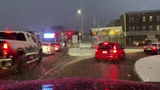 Winter Drive2020 In Winnipeg MB.| Heading To Work| Road Slippery.