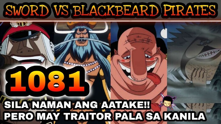 One piece 1081: prediction | Blackbeard pirates attack!! Sino ang traitor sa kanila?