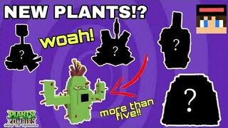 MCBE PvZ Addon New Plants Sneak Peak | Addon Project