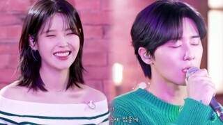 朴叙俊当着IU面翻唱Love Poem+和IU合唱A Dreamer+膝盖现场！