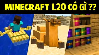 MINECRAFT 1.20 CÓ NHỮNG GÌ ?? | Lạc Đà Có Bướu, Block Tre, Bục Sách Mới, ... !!