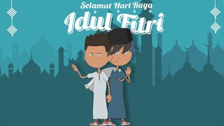 Selamat Hari Raya Idul Fitri Teman Teman - Gatot Bocah Animasi