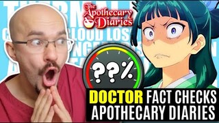 Doctor Reacts to The Apothecary Diaries | Maomao Fact-check