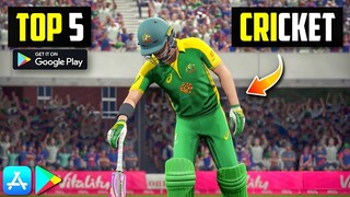 Top 5 Best Cricket games For Mobile in 2022 l Best Cricket Games For Android l New Cricket games