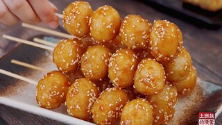 Changsha's hottest "little golden balls"—4 for just 3 yuan, crispy, sweet, and hollow inside! [Sugar