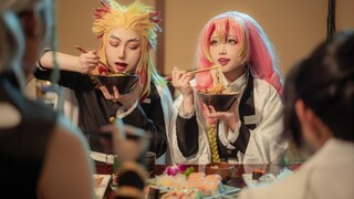 [Film grup Kimetsu no Yaiba cos] Grup teman sangat indah, saya tidak tahu harus berkata apa