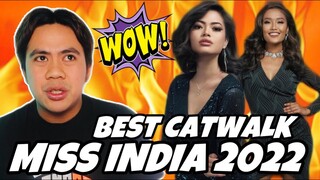 ATEBANG REACTION | MISS UNIVERSE INDIA 2022 CATWALK CHALLENGE | TOP 10 BEST CATWALK AUDITION #india