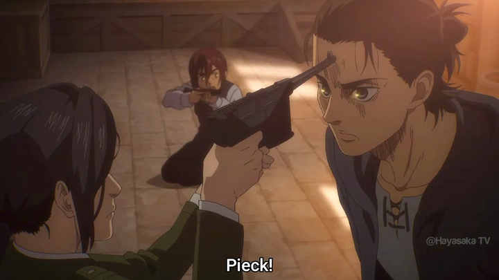 เอเรน บีอิ้ง ซาเวจ I Dare You to Pull the Trigger พีค โจมตีไททัน ซีซั่น 4