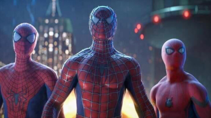 The three generations of Spider-Man are in the same frame, this time is really back