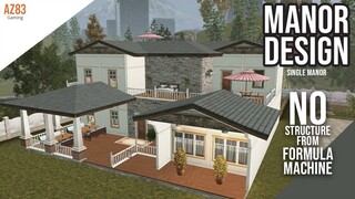 LifeAfter: Manor Design NO FORMULA Simple Duplex | Tutorial + Blueprint