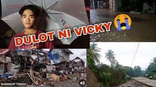 DULOT NG BAGYONG VICKY