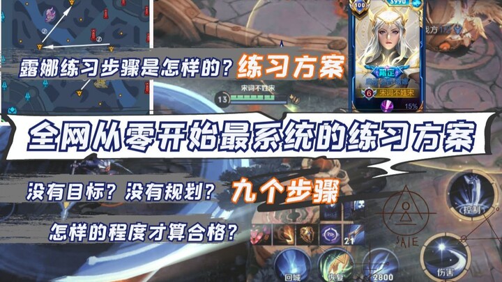 【Song Lyrics】The Most Systematic Luna Practice Plan from Scratch Available Online