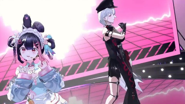 "Apakah kamu benar-benar tidak tertarik padaku...?" ! 』❤ Duo super imut Mercy 3D bernyanyi dan menar