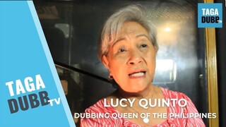 LUCY "THE QUEEN OF DUBBING" QUINTO on TAGA DUBB TV!