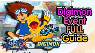 [ROX] DON'T MISS This! Ragnarok X Digimon Event Guide | King Spade