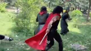 关羽来到陕西被步惊云孙悟空猪八戒打了