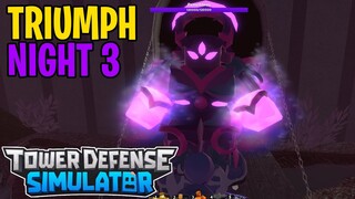 Night 3 Triumph Solar Eclipse Event | Tower Defense Simulator