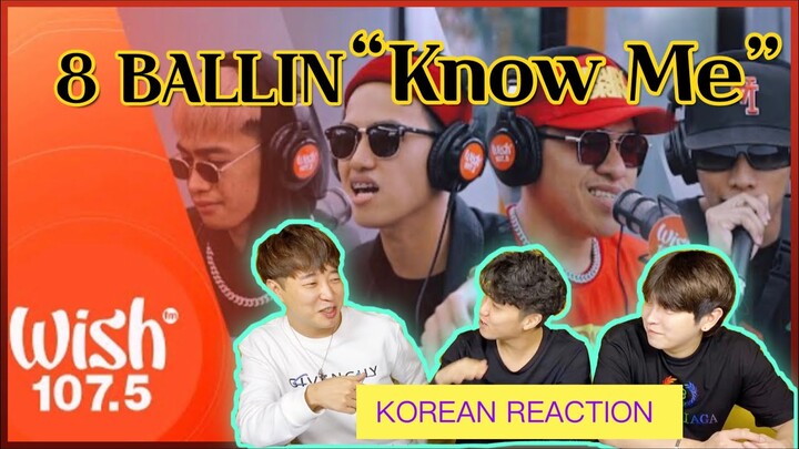 [REACT] Korean guys react to "8 Ballin' - Know me" live on Wish bus