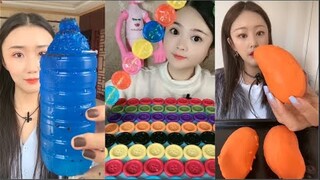 Thánh Ăn Đá Lạnh Như Ăn Kẹo Ngọt, Ăn Trái Cây Bộc Chocola - ASMR Ice Crunchy Eating sound#59
