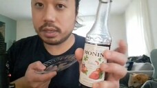 ASMR Plate Licking Monin Strawberry Syrup 🍓 Story Time: Past, Present & Future