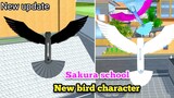 🕊New bird characters tutorial sakura school simulator🐦