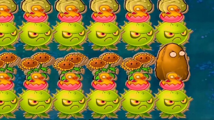 Plants vs. Zombies: 1 kesempatan makan 5 otak? Raksasa Bermata Merah: Satu kali untuk membersihkan p