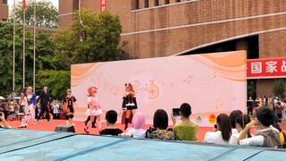 Shenzhen High School's April 29th Garden Party Coser Performs "Gokuraku Jodo" Dance!