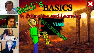 Streamers Rage While Playing Baldi's Basics in Education and Learning Compilation (Rage/Jumpscare)