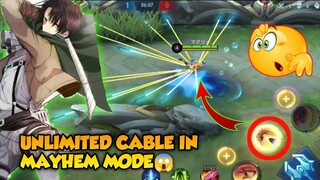 UNLIMITED CABLE IN MAYHEM MODE!😱 | Fanny Montage by Mc Gaming | MLBB