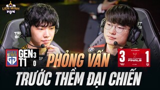 T1 vs GEN: MÀN PHỎNG VẤN CỰC CHIẾN TRƯỚC THỀM CHUNG KẾT LCK