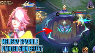 MELISSA NEW SKIN SHIMMER - PAINTED SKIN - GAMEPLAY SKILLS EFFECT/EFEK SKILL MOBILE LEGENDS