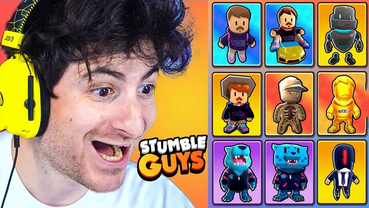 alle *NEUEN* SKINS in Stumble Guys