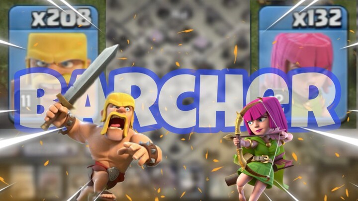 Gameplay Barbarian & archer di Townhall 17 🥶