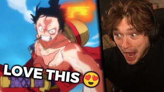 LUFFY'S FIRST RED HAWK IN WANO!!