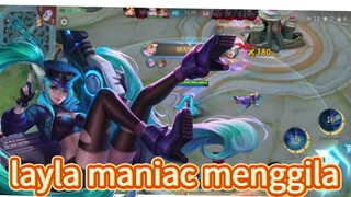 layla late 🏃💨demege gk ngotak MLBB