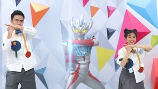 Ultraman Taiga masuk ke Rumah Anak Guangdong