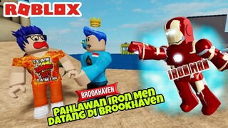 KEMUNCULAN IRON MEN DI BROOKHAVEN - ROBLOX BROOKHAVEN