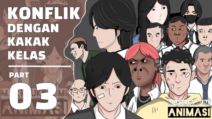 animasi sekolah - konflik dengan kakak kelas part3