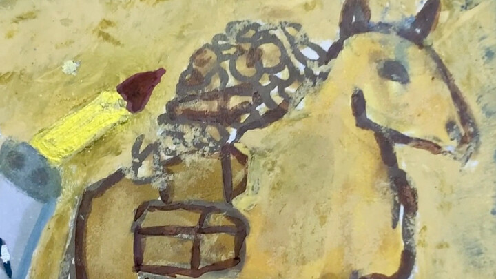 #Handmade Picture Book My Third: “Ma Hu with the Magic Brush” #Adaptation #Fable #Original Illustrat