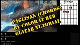 Paglisan (Chords ) by Color it Red | Guitar Tutorial