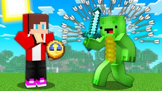 JJ and Mikey Time Freezer Speedrunner VS Hunter in Minecraft - Maizen Mizen JJ Mikey