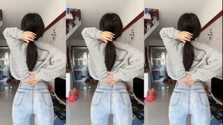 Peringatan nuklir di depan, lihatlah tubuh yang sempurna dalam celana jeans ketat. TOP10 Nomor 42